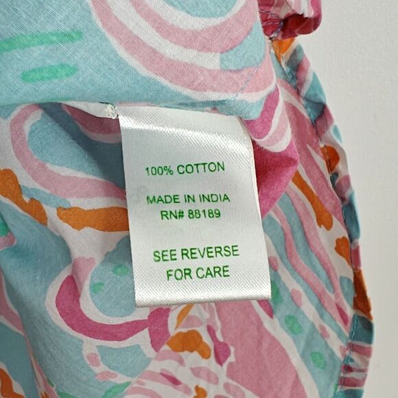 Lilly Pulitzer Captiva Tunic Shirt Dress Size XS Jellies Be Jammin Resort Beachy - Picture 9 of 11